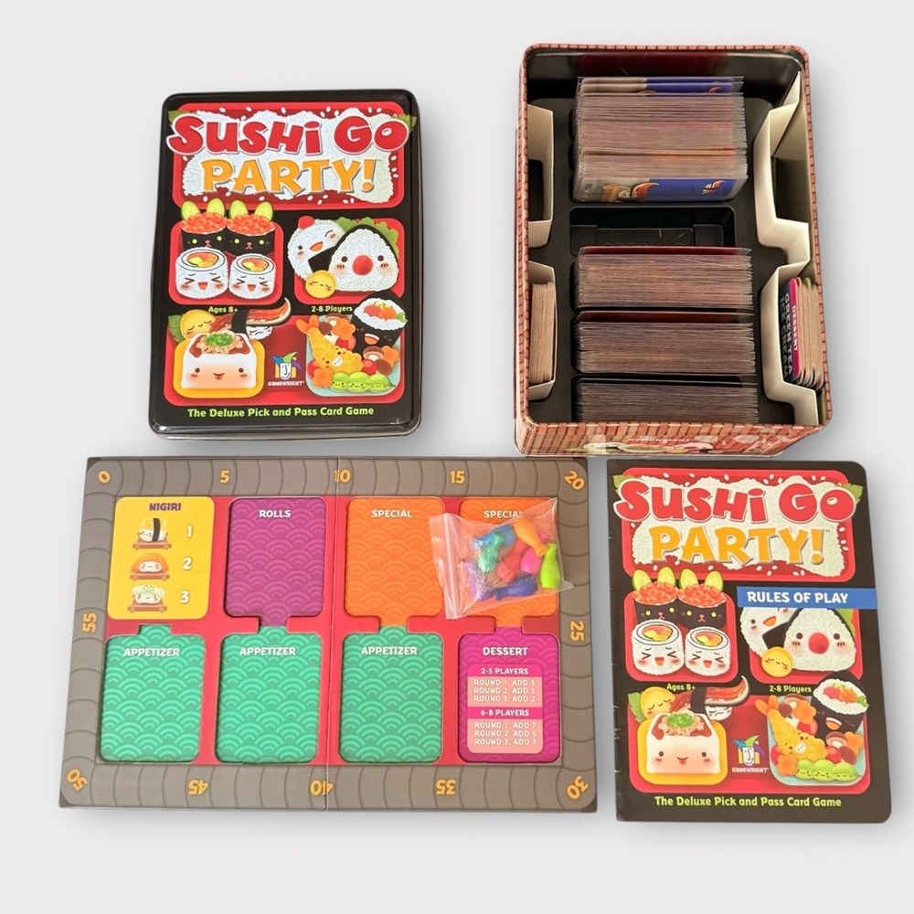 Sushi Go Party Game Complete